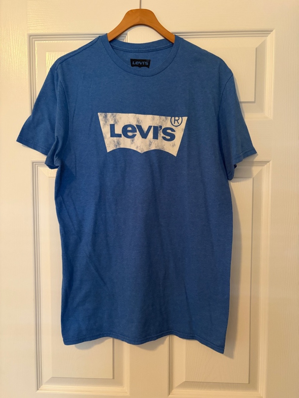 Levi's Blue Short Sleeve Tee with White Logo